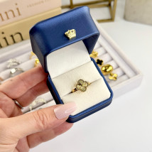 Dámsky oceľový prsteň pozlátený-281676-04