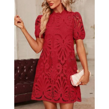 Červené elegantné šaty-301072-04