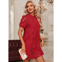 Červené elegantné šaty-301072-04