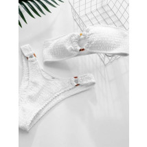 Biele vrúbkované dvojdielne plavky-284437-060