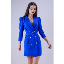 Modré šaty s opaskom-265786-01