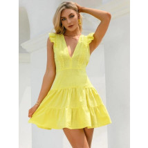 Žlté krátke šaty-285960-04