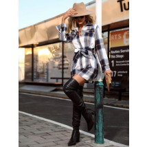 Kárované flanelové šaty-277567-03