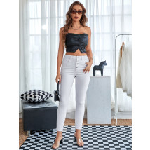 Biele elastické rifle-289459-010