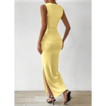 Žlté dlhé šaty-305227-08