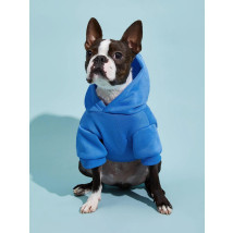 Modrá mikina pre psa s kapucňou-275386-02
