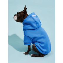 Modrá mikina pre psa s kapucňou-275386-02