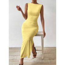Žlté dlhé šaty-305227-08