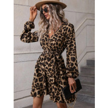 Leopardie šaty s opaskom-277720-01