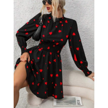 Čierne srdiečkové šaty-311630-05