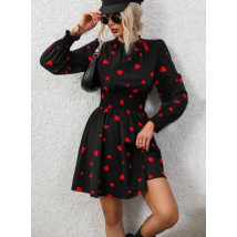 Čierne srdiečkové šaty-311630-05