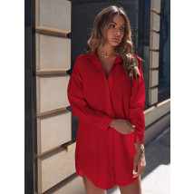 Červené košeľové šaty-279524-05