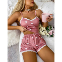 Ružové srdiečkové pyžamo-298357-03