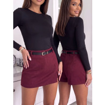 BORDO kraťasová sukňa s opaskom-329862-05