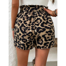 Hnedé leopardie kraťasy-305415-02