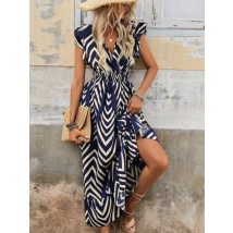 Modré Midi šaty-307531-03