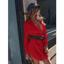 Červené košeľové šaty-279524-05