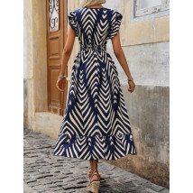 Modré Midi šaty-307531-03