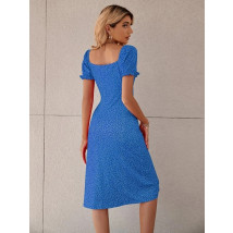 Modré bodkové šaty-286047-020
