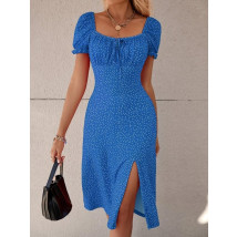Modré bodkové šaty-286047-020