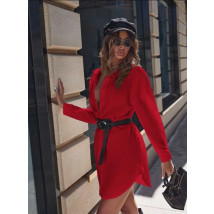 Červené košeľové šaty-279524-05