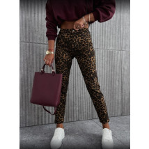 Hnedé rifle s leopardím vzorom-311558-08