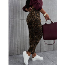 Hnedé rifle s leopardím vzorom-311558-08