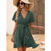 Zelené bodkované šaty-286029-016