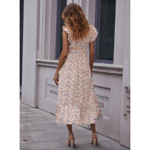 Kvetinové Midi šaty-307535-03