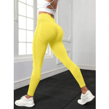 Žlté push-up legíny-286115-012