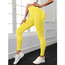 Žlté push-up legíny-286115-012