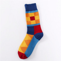 Pánske vzorované ponožky Britský štýl-223256-01