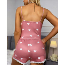 Ružové srdiečkové pyžamo-298357-03