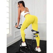 Žlté push-up legíny-286115-012