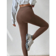 Hnedé zateplené legíny-298509-01