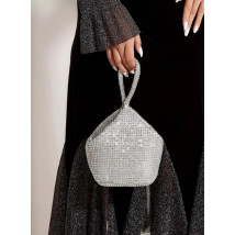 Strieborná spoločenská kabelka-306140-09