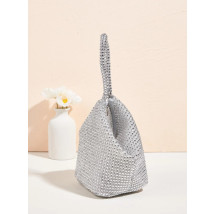 Strieborná spoločenská kabelka-306140-09