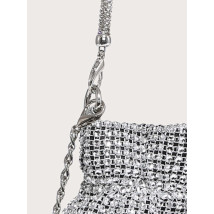 Strieborná spoločenská kabelka-306130-04