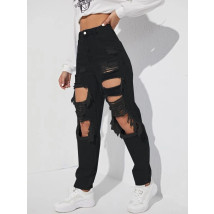 Čierne potrhané rifle-286694-01