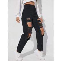 Čierne potrhané rifle-286694-01