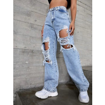 Modré potrhané rifle-286696-010