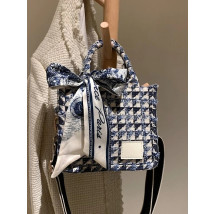 Modrá vzorovaná mini kabelka-279607-01