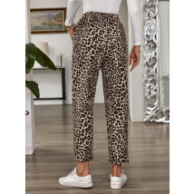 Hnedé nohavice s leopardím vzorom-310698-03