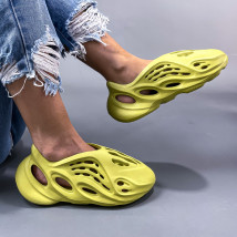 Olivové gumené crocsy-261526-049