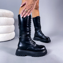 Čierne vysoké čižmy-272859-023