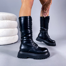 Čierne vysoké čižmy-272859-023