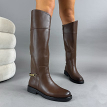 Hnedé vysoké čižmy-323454-012