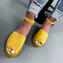 Žlté dámske sandále-210887-04