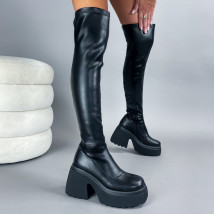 Čierne vysoké čižmy-312628-03