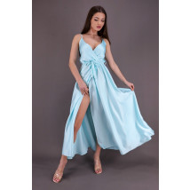 Svetlo modré dlhé saténové šaty-264932-02